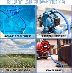 Tubo Flessibile di <span class=keywords><strong>Scarico</strong></span> in PVC 1 2 3 4 5 6 8 10 12 Pollici per Drenaggio Acqua, Pompa, Agricoltura, Irrigazione, Piscina, Controlavaggio - Product Image 6