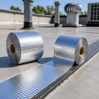 Bâche d'isolation thermique double face en aluminium à bulles pour murs et toitures