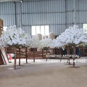 Trung Tâm Đám Cưới Trong Nhà Phong Cách Nhật Bản 1M Trang Trí Cây Hoa Anh Đào Trắng Nhân Tạo Hoa Anh Đào - Product Image 3