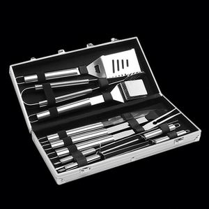 Hot Selling 10-Pcs Outdoor <b>Set</b> With Aluminum <b>Box</b> Includes Bbq <b>Tools</b> Essential for Grilling - Product Image 3