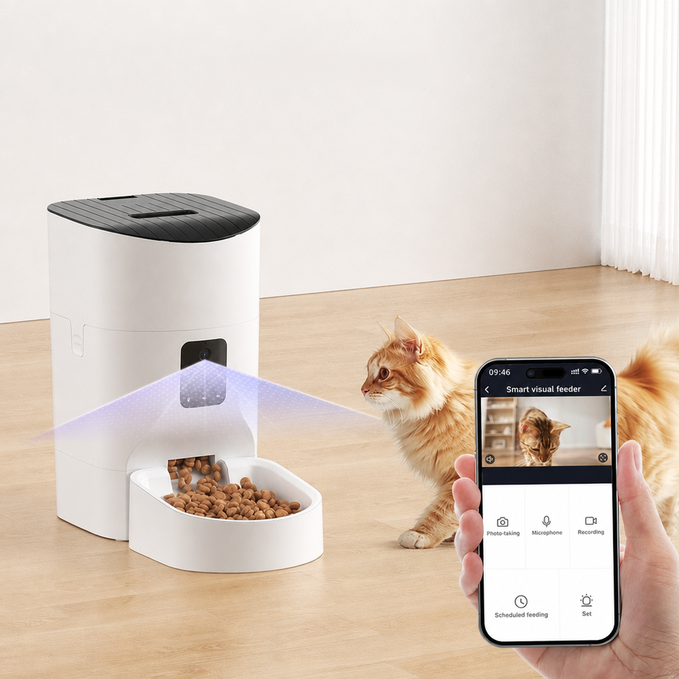 Smart Pet Feeder Automatic Dog Feeding Scheduled Portion-Controlled