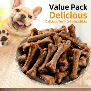 Friandises pour chiens : Os à mâcher durables de 8,5 g par bâtonnet, supplément nutritif en calcium, pour l'entraînement et l'interaction - Product Image 2