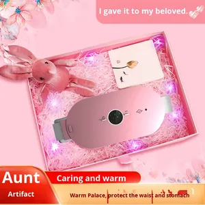 Cinturón de Masaje Uterino Inalámbrico con Calor para Aliviar el Dolor Menstrual, Cuidado Abdominal para Niñas, Compresa Caliente - Product Image 3