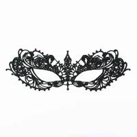 Masque pour les yeux en dentelle pour femmes noires, masques de fête, bal de promo, Halloween, Costumes vénitiens, masques de fête