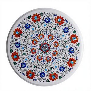 Encimera de Baño Moderna de Lujo, de Mármol Natural, Iluminada, Resistente al Agua y al Fuego, Superficie Ecológica, Independiente, para Hotel - Product Image 1