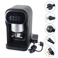 51mm 53mm 58mm Alat Penekan Kopi Elektrik Otomatis Barista Espresso Alat Penekan Otomatis Mesin Penekan Kopi Elektronik Hitam Putih
