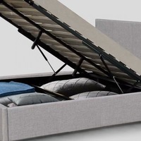 Lit mural Topcent avec matelas, meubles pour économiser de l'espace, cadre de lit robuste