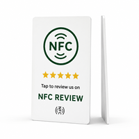 Tarjeta NFC de Revisión de Google de Vorx Tech, Tarjeta Inteligente de PVC Impresa Personalizada con Logotipo y Código QR para Empresas OEM