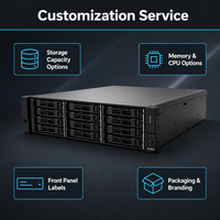 Serveur en rack YUFENG R2280H4 2U, mémoire extensible, plusieurs baies de disques durs, module de puce stable, port réseau haute vitesse