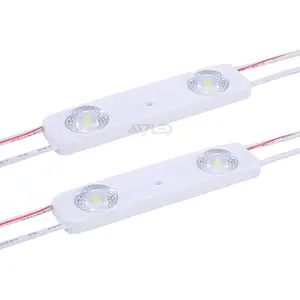 Nhà Máy Nhà sản xuất khuếch tán ống kính 175 độ DC12V 1.5 Wát 6500k Trắng 2led module cho trang trí quảng cáo