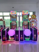 Simulateur de billets de rachat de machine de jeu d'arcade vidéo à pièces avec zone de jeu amusante de boxe 220V en plastique