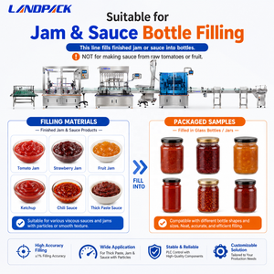 Machines de remplissage de pots <span class=keywords><strong>en</strong></span> verre pour compotes, sauces chili, pâtes de tomates et ketchups - Product Image 3