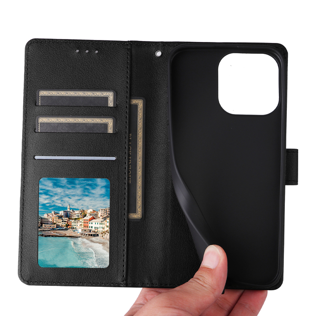 PU Leather case for TECNO SPARK 20 3 Cards Slot Anti Drop Flip Phone case for TECNO SPARK 20