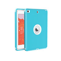 Étui de protection robuste 3 couches pour Apple iPad A16 10e génération 10,2 pouces 9,7 pouces, coque antichoc en PC+TPU pour tablette