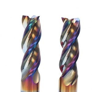 65mm DLC Coated <strong>End</strong> <strong>Mill</strong> for Aluminum - 10mm 75mm High-Performance for Deep Wide Slotting - Product Image 4