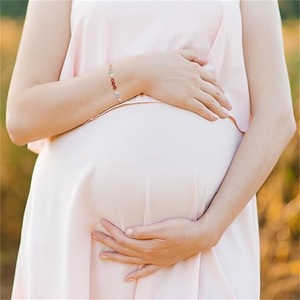 Healthy Pregnancy Crystal <b>Beaded</b> <b>Bracelet</b> Women Rose Quartz Aquamarine Moonstone Rhodinite <b>Gold</b> Plated Romantic Everyday Wear - Product Image 2