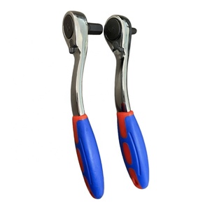 Llave de trinquete hexagonal bidireccional de grado industrial, llave de trinquete hexagonal de 72 dientes con mango de plástico de un solo cabezal - Product Image 1