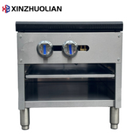 Cuisinière à gaz professionnelle de table ETL XINZHUOLIAN XZL-BG-1 en acier inoxydable, 84 280 BTU, grand brûleur, pour cuisine commerciale