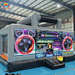 Château gonflable en PVC WINWAYTOYS, nouveau design 2025, 4x7m ou taille personnalisée, 6 à 10 passagers, à louer - Product Image 2