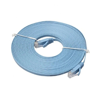 Câble Ethernet de jeu plat Premium Cat6 FTP-10Gbps à très faible latence, RJ45 plaqué or pour PS5/Xbox/PC-Conception sans enchevêtrement