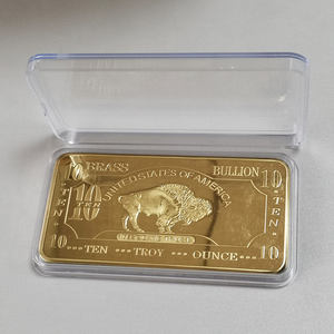 Kuningan Die Casting 10 oz .999 kuningan halus batangan banteng dengan kemasan plastik A149P - Product Image 5