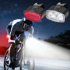 <span class=keywords><strong>Led</strong></span> Kit Set phía trước phía sau có thể sạc lại đi xe đạp xe đạp ánh sáng đèn lồng MTB đêm cưỡi phụ kiện đèn hậu cảnh báo xe đạp đèn Set - Product Image 1