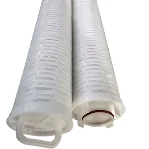High Flow Pleated Filter Cartridge Replacement Pall HF Series Stainless Steel Filter Element