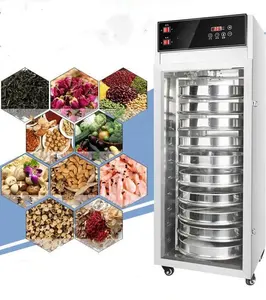 Rotierende 10 Schichten Commercial Fruit Food Dehydrator Tee trockner Kräuter blatt trockner Obst trockner