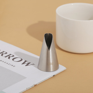 Đầu tạo hình bánh bằng thép không gỉ 304, kích thước lớn, 1M 2D 2F, dụng cụ làm bánh, tạo hình kem, tạo hoa, làm hoa tulip, đầu tạo hình bánh - Product Image 4