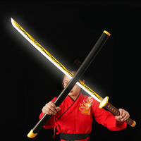 Épée Lumineuse Demon Slayer 1:1 Katana 104cm Jouet Cosplay Épée LED Personnalisée Fourniture d'Usine