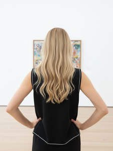 เสื้อถักไหมพรมสีพื้นลำลองสำหรับผู้หญิง ผ้าเรยอน ไนลอน สแปนเด็กซ์ - Product Image 6