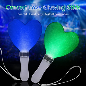 Tongkat lampu LED menyala bentuk hati pesta Rave tongkat sihir kedip tongkat lampu lampu perlengkapan Halloween konser ulang tahun pernikahan - Product Image 2