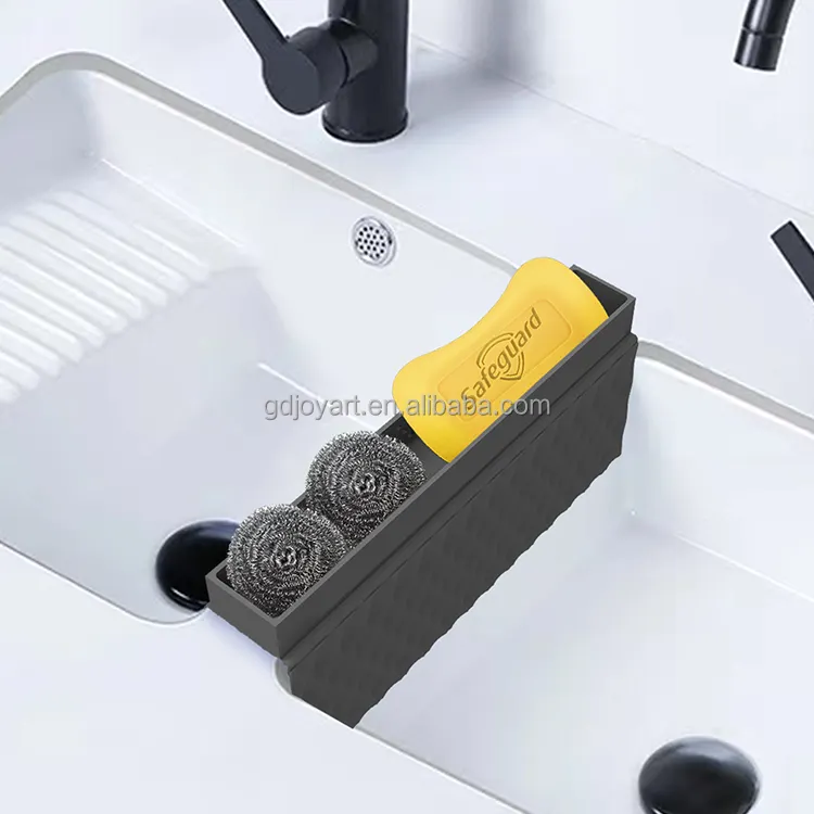 Pebble Sink Mat PVC Eco-friendly Silicone Kitchen Adjustable Sink Mat Pad Sink Protector