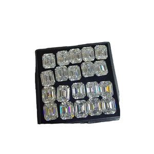 เพชรเพาะเลี้ยงขายส่ง ขนาด 3*4 มม. 3.8*5.4 มม. ทุกขนาด มีสินค้าพร้อมส่ง ทรงเหลี่ยมมรกต คุณภาพเยี่ยม DEF VS1 เพชรเม็ดเดี่ยวสำหรับทำเครื่องประดับ - Product Image 6