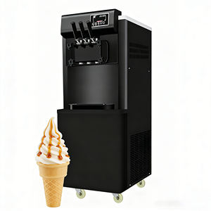 Máquina comercial de helado suave de acero inoxidable, tres sabores, control digital, para tienda, cafetería, restaurante, alta eficiencia, automática - Product Image 2