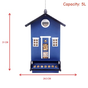 Oniya Tùy Chỉnh Bird Trung Chuyển Kim Loại Sóc Bằng Chứng Treo Nhà Chim Trung Chuyển Cho Ngoài Trời Chim Hoang Dã Hồng Y <span class=keywords><strong>Finch</strong></span> Chickadee - Product Image 3