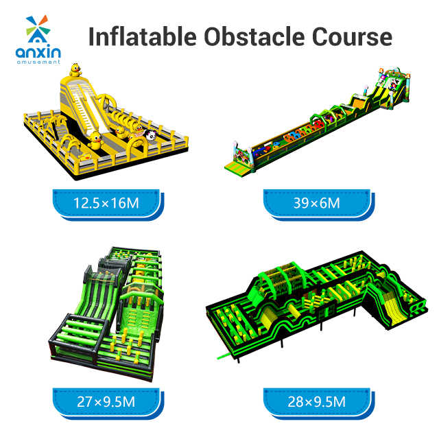 Customized Factory Inflatable Obstacle Course Games for Summer Camps Keep Kids Active Entertained