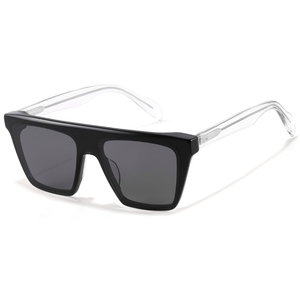 Gafas de Sol Rectangulares con Montura Completa Estilo Carey, Protección UV400, Unisex para Adultos - Product Image 6