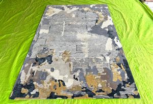 พรมปูพื้นขนแกะคุณภาพดีแบบนามธรรมกันลื่น - Product Image 4