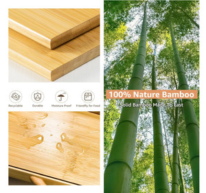 Vendita calda eco-friendly naturale di bambù della cucina bidone del pane in metallo scatola di immagazzinaggio per il pane fatto in casa con porta attrezzi - Product Image 4
