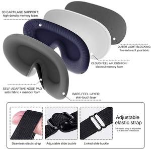 Mascherina <span class=keywords><strong>per</strong></span> <span class=keywords><strong>Dormire</strong></span> Modellata CM, Personalizzazione di Fabbrica, Sconto <span class=keywords><strong>per</strong></span> Ordini Grandi, Senza Pressione sugli Occhi, Cinturino Regolabile, Mascherina 3D - Product Image 2