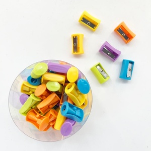 Sacapuntas de Fábrica de un Solo Orificio, Sacapuntas Estándar de Plástico a Granel, Sacapuntas Personalizados Mini de Metal y Plástico - Product Image 1