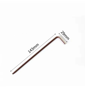 Set di 10 Chiavi a Brugola Tipo T/L in Acciaio Inox, Punte per Viti Esagonali Interne Torx e Dadi, Strumenti di Riparazione CNC, Confezione in Borsa, Marca JETE - Product Image 3