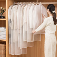 12 Pack PEVA Garment Bags 60cm X 100cm (40" X 24") Breathable Waterproof Moth Proof Dustproof Wardrobe Storage & Travel