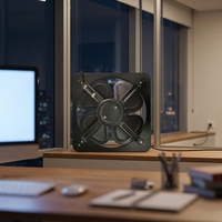 Ventilateur axial de serre industrielle 220V à roulement à billes en fonte pour l'extraction et le refroidissement