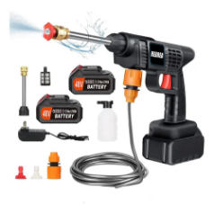 Set di pistole ad acqua ad alta pressione portatile Cordless con accessori pulitori ad alta pressione portatili - Product Image 1