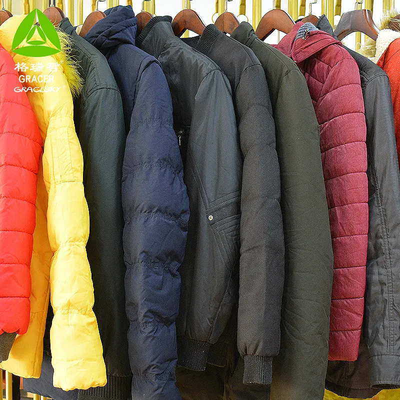 Winter Used Clothing Men Ladies Jacket Secondhand Clothes in Bales Used Clothes in Germany Adults Winter Wear for Men and Women