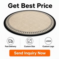 Tapis de chambre rond nordique moderne, tapis circulaire personnalisé, antidérapant, résistant à l'usure, insonorisant, esthétique, lavable, tapis OEM