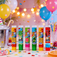 Tube de confiture et de bonbons en aluminium-plastique à motif de dessin animé préféré des enfants, avec bouchon à vis, pour les collations de loisirs des enfants, pack exclusif