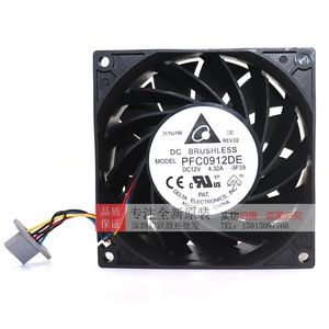 Ventilateur sans balais Delta DC PFC0912DE 12V 4.32A 9cm, ventilateur de refroidissement à haut débit d'air - Product Image 1